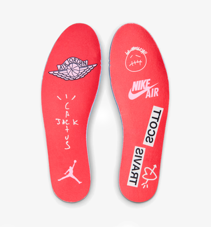 Jordan 1 Retro Low OG SP Travis Scott Sail Tropical Pink