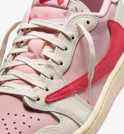 Jordan 1 Retro Low OG SP Travis Scott Sail Tropical Pink