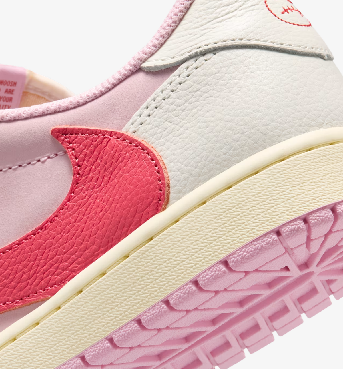Jordan 1 Retro Low OG SP Travis Scott Sail Tropical Pink