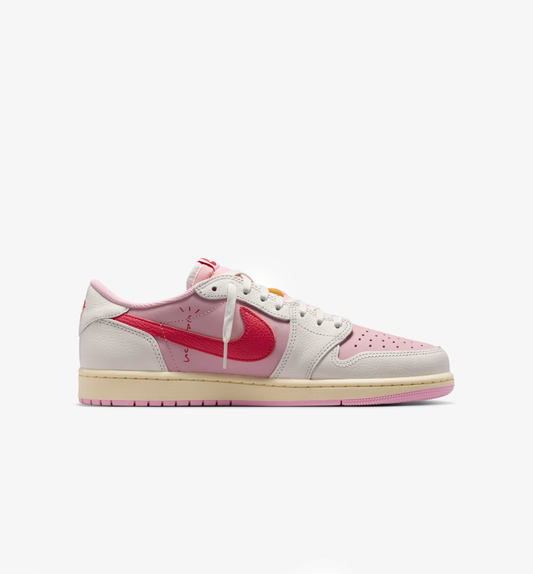 Jordan 1 Retro Low OG SP Travis Scott Sail Tropical Pink