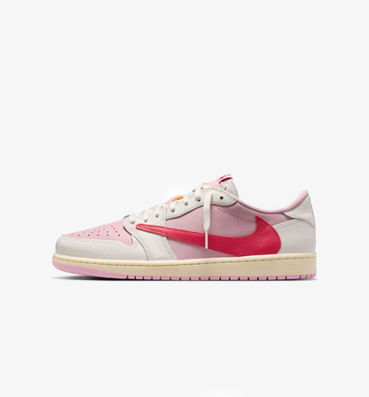 Jordan 1 Retro Low OG SP Travis Scott Sail Tropical Pink